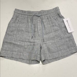 Athleta Retreat Linen Mid Rise Short